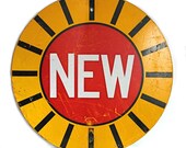 Vintage NEW Road Sign