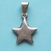 Silver Star Sterling Silver Pendant