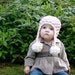 Pink Organic Crochet Pom-Pom Hat