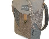 MacBook Sleeve,  With Detachable Strap,Eco Friendly, Recycled Suit Coat