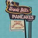 Uncle Bills Pancakes (8 x 10 Retro Diner Sign Print)