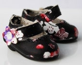 Black Flowers Mary Janes for Lati Yellow, PukiFee, Riley Kish, Tulah Kish, Bobobie Nissa, DIM Silf, Dollk S00002N