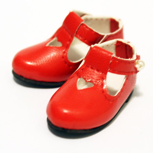 red school shoes