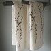 Organic Linen Tea Towels-Pussy Willows- Set of Two Dish Towels-Hostess Gift