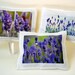 Organic lavender sachets, set of three, lavender fields
