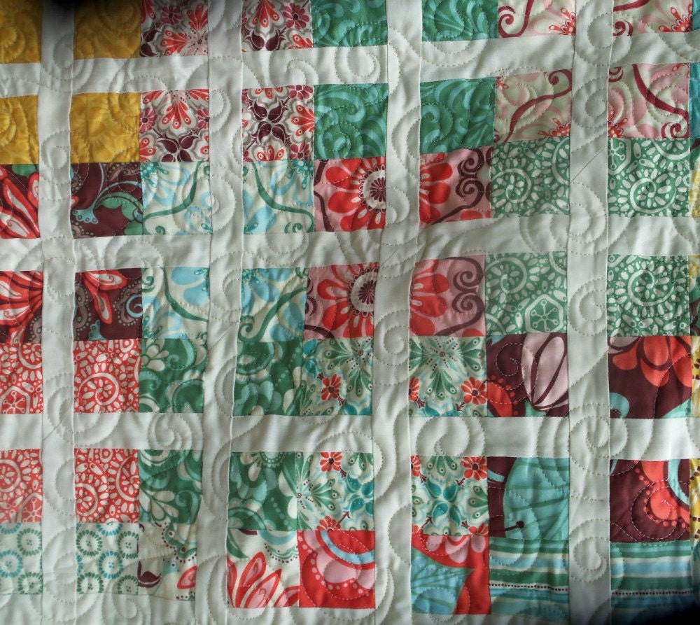 Fandango Four Patch Lap Quilt