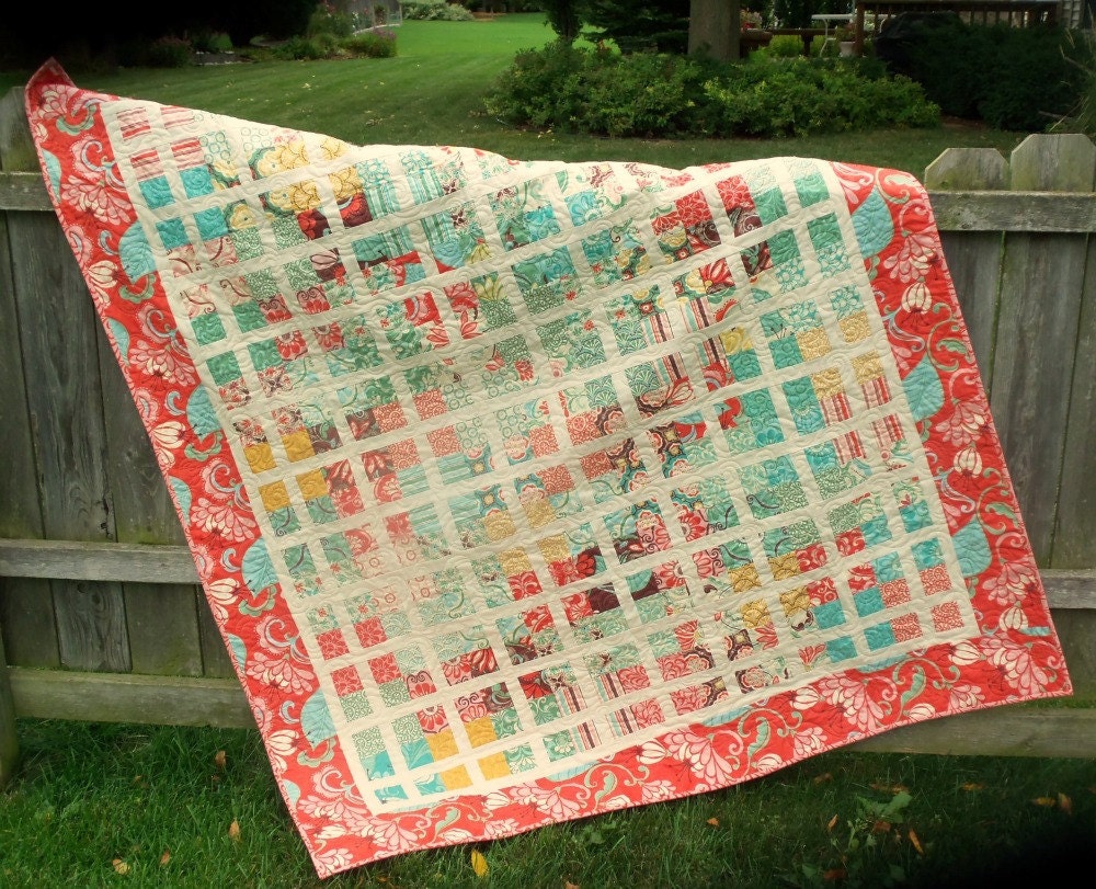 Fandango Four Patch Lap Quilt