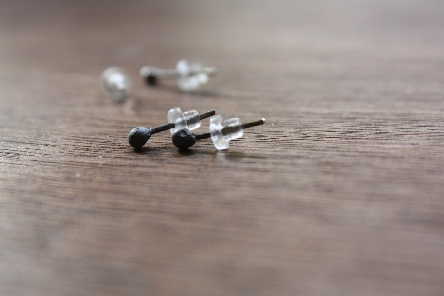 Tiny Sterling Silver Stud Earrings