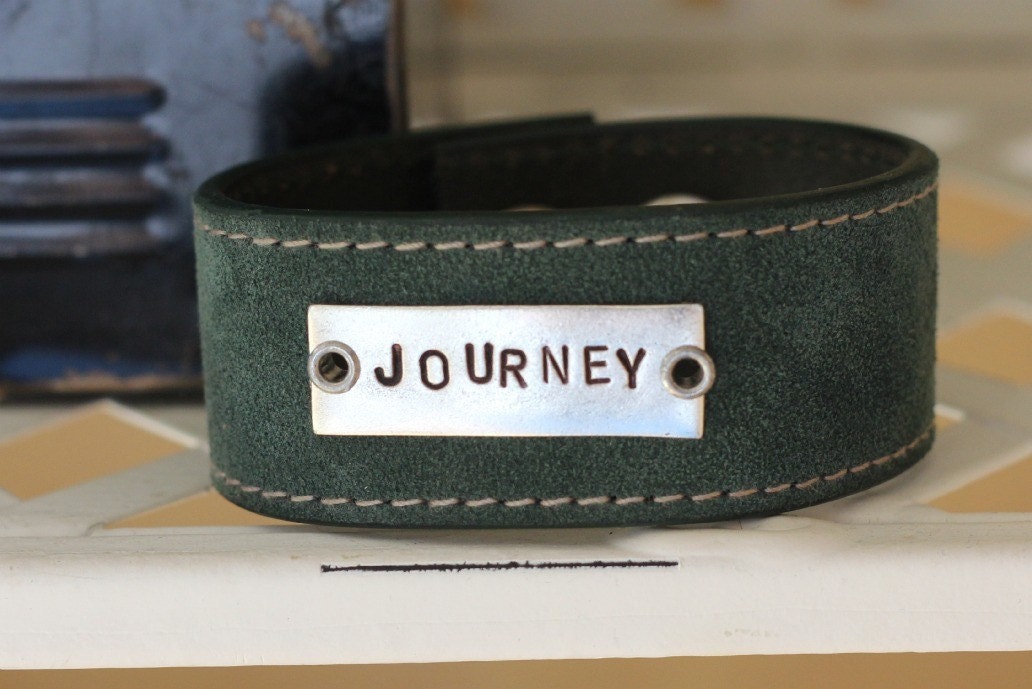 journey leather cuff