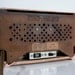 Mid-century Modern Pink Emerson Radio and Clock