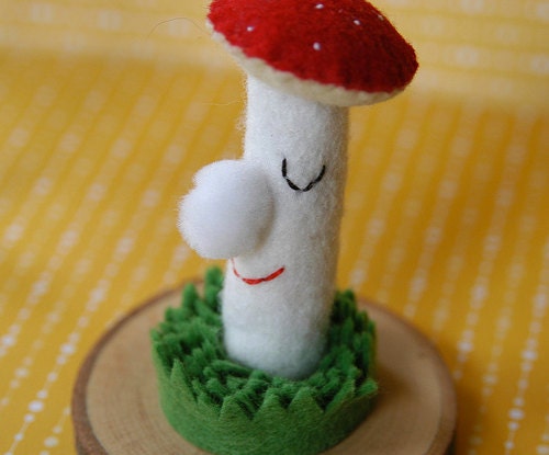 Red Polka dot  Mushroom Terrarium