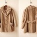 50s Faux Mink Fur Coat - Chestnut