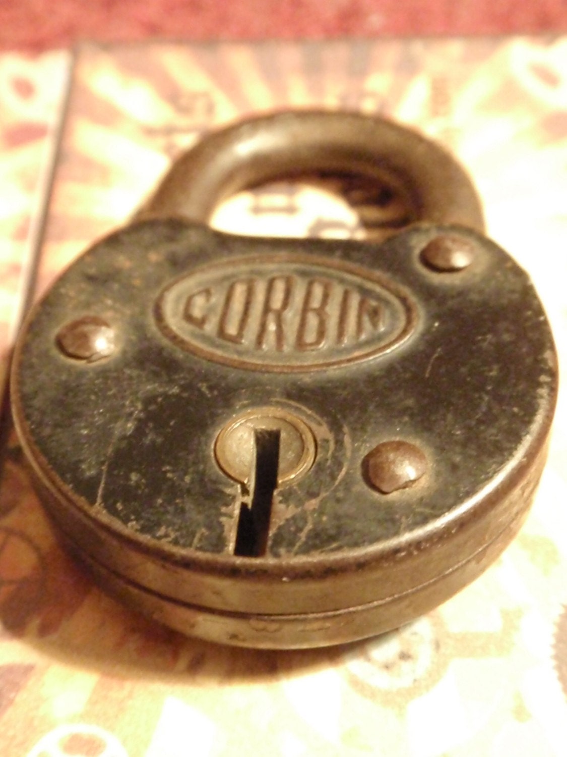 Vintage Antique Corbin Padlock By ArtifactsNRelics On Etsy