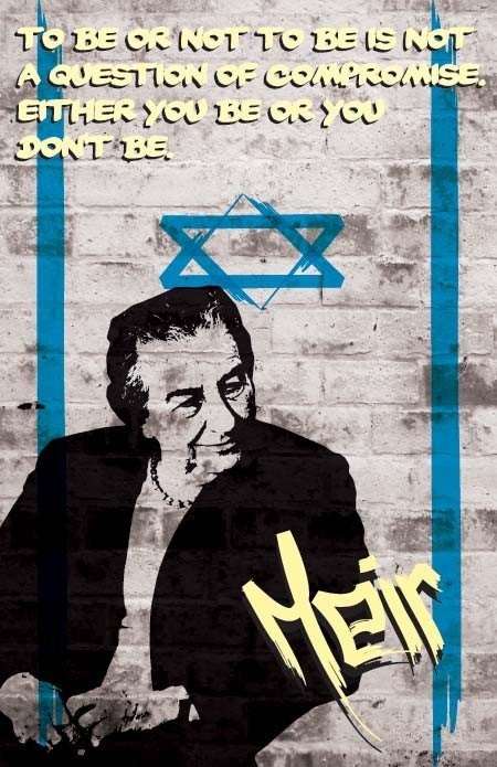 Golda Meir Print 11x17 - Famous Seniors