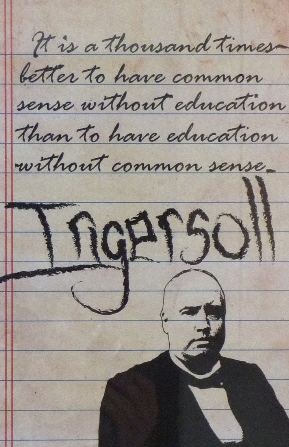 Robert G. Ingersoll Print 11x17 - Famous Seniors