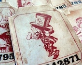 Vintage Alice in Wonderland Tickets (Printable)