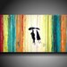 Abstract paintings large Heavy textured painting wall hanging 3pc 24 X 54 Inches