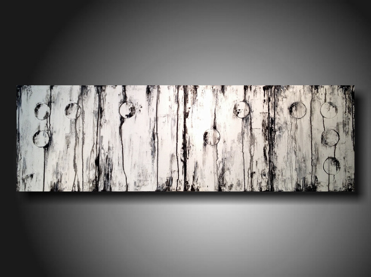 TODAY show Art Painting Original JMJARTSTUDIO Original 4 Piece Braille Painting 20 X 64 Inches. You choose Faith, Love, Hope, Dream ,Peace