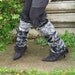 The Boot Route - Stylish, Alternative Faux Fur Leg Warmers
