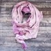 THE NOMAD - pink cotton scarf