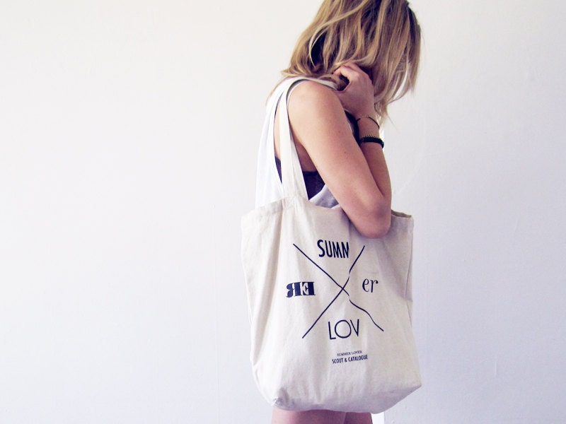 SUMMER LOVER - Cotton Tote