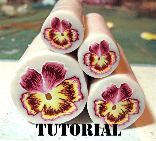 Tutorial - Polymer Clay Pansy Cane
