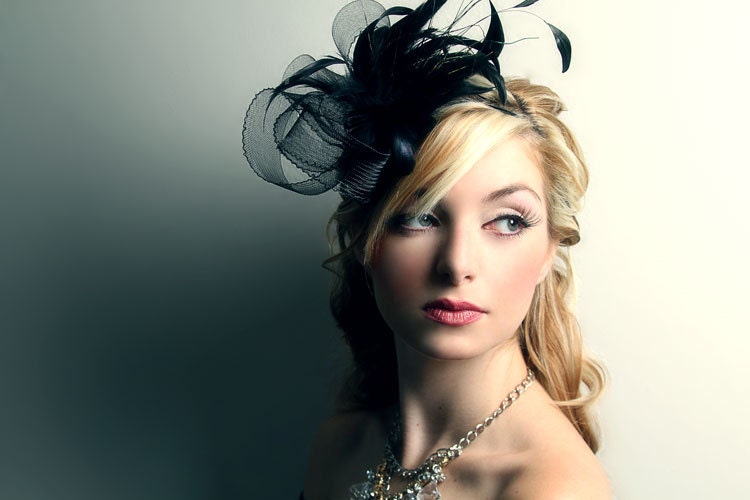 Black Fascinator for Kentucky Derby