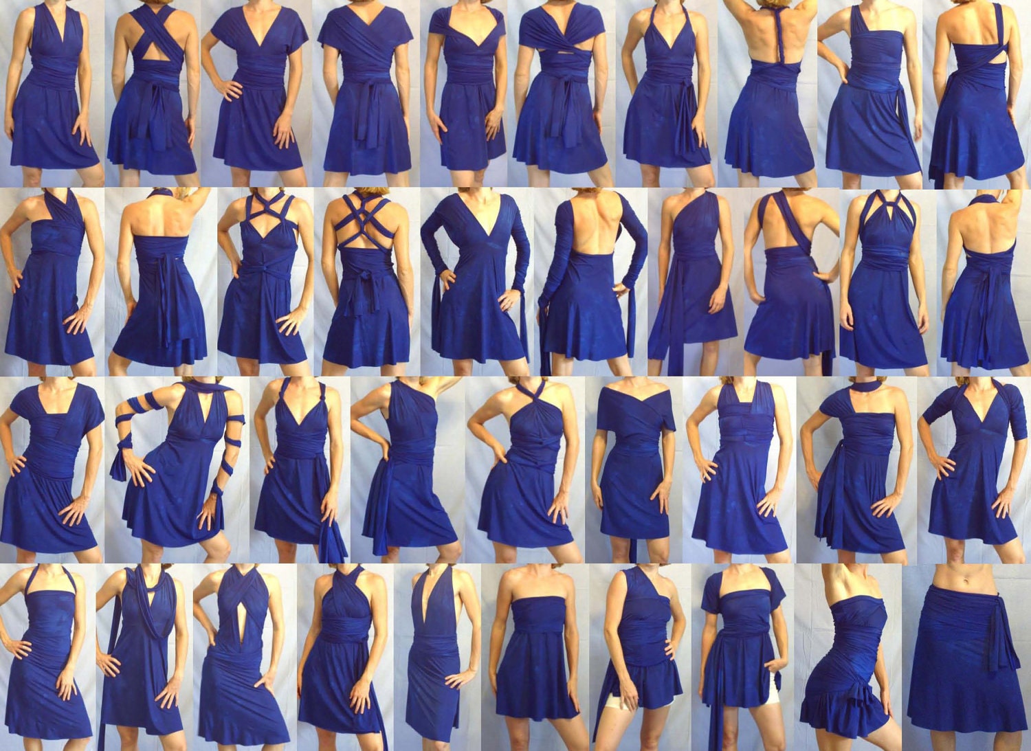 SAMPLE DRESS -- SHORT Free-Style Dress -- convertible dress, skirt