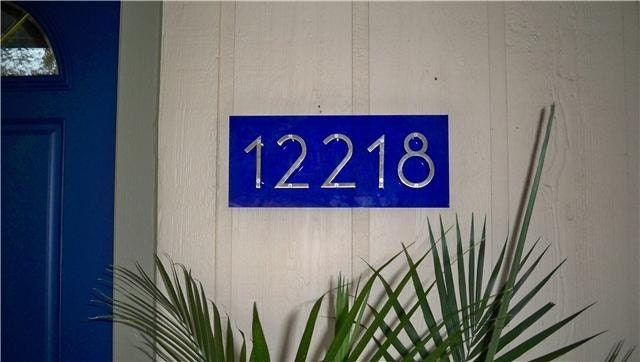 ModPlexi Address Plaque for 5 House Numbers