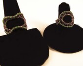 Circle & Ruffle Ring Pattern, Beading Tutorial in PDF