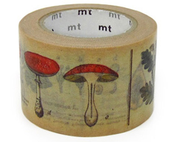 MT ex 2012 NEW- Japanese Washi Masking Tapes / 30mm wide Plants & Flowers - littlehappythings1