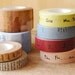 Sale-Japanese Washi Masking Tapes Set of 3 -  Collage / 30mm