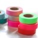 Fluorescent color Japanese Washi Masking Tapes / Hot Pink (15m Long, 50 percent more)