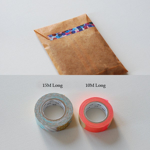 Discontinued-Japanese Washi Masking Tapes / Numbers Red (15m Long, 50 percent more) for labeling, scrapbooking, packaging