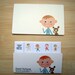 Kawaii Sticky Index Tab / One Point Sticker - Good Fortune Boy - 150 pieces (SM-038) for Scrapbooking