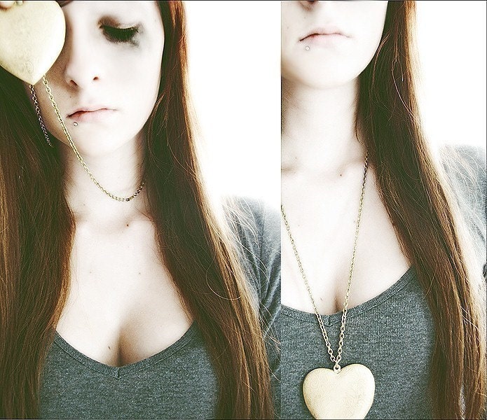 You Have a Big Heart locket pendant necklace