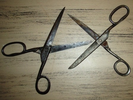 vintage sewing scissors