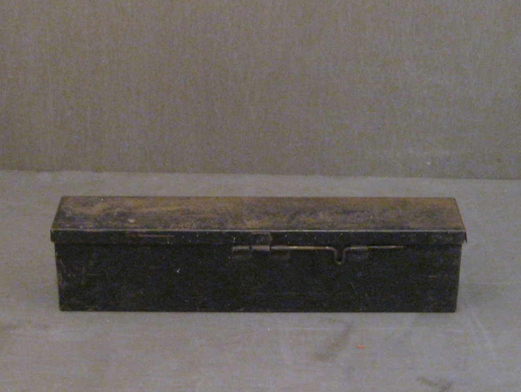 Old Black Steel Box