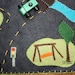 wool felt playmat - little city, big country