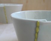 Handmade Ceramic Porcelain Dishes - Set of 2
