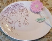 Platter, Mother's Day, Family Tree, Personalized  Gift, Apple Tree, Dish, Wedding Gift, Anniversary Gift