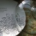 Wedding, Custom Wedding Gift, Serving, Personalized Bridal Bouquet, China Cake Plate with Glass Dome