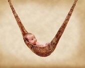 Knit Baby Hammock, Newborn Baby Hanging Photography Prop