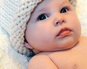 Knitting Pattern Baby Beanie Hat, Simple Chunky Hat, Instant Download