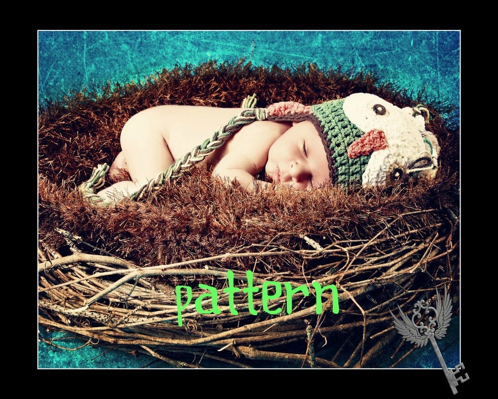 Baby Nest CROCHETING PATTERN, Infant Pod Bowl Photography Prop Instructions, Instant Download
