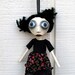 Lisbeth art doll ornament - SALE