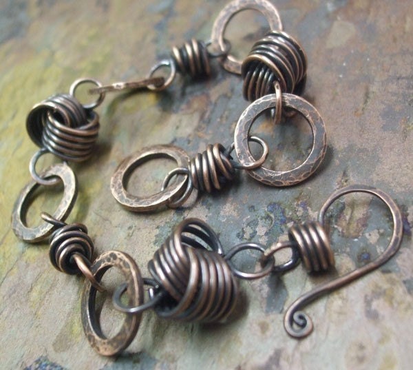 Rugged Links in Copper, ThePurpleLilyDesigns