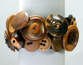 Vegetable Ivory Button Bracelet
