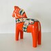 handpainted swedish dala horse