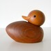 Vintage Skjode Danish Modern teak duck